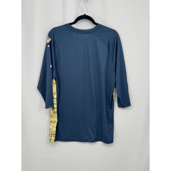 Los Angeles Rams Shirt Mens XL NFL Football Salute Service Nike Dri Fit Camo Tee - Picture 2 of 7